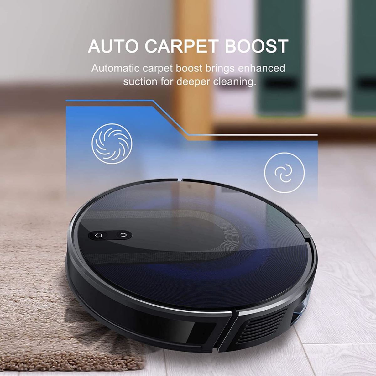 Robot hút bụi lau nhà Hubert HB-S66-B-1 Robot hút bụi lau nhà Hubert HB-S66-B-1