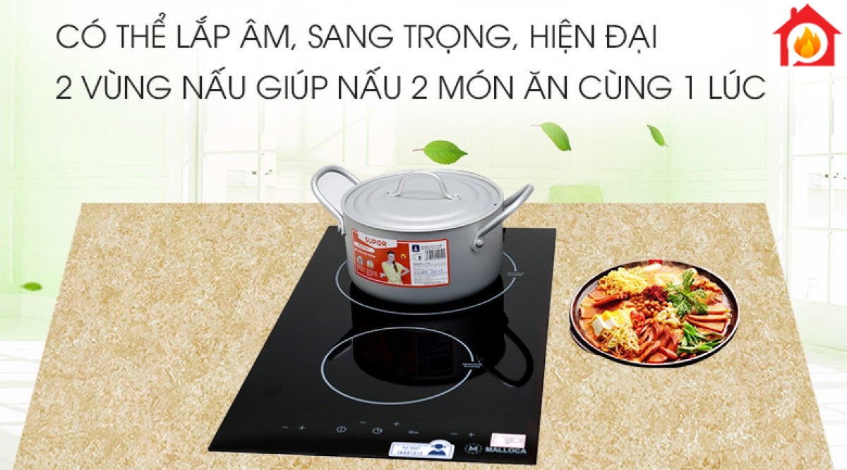 Káº¿t quáº£ hÃ¬nh áº£nh cho Báº¿p há»ng ngoáº¡i Malloca MDH-02R