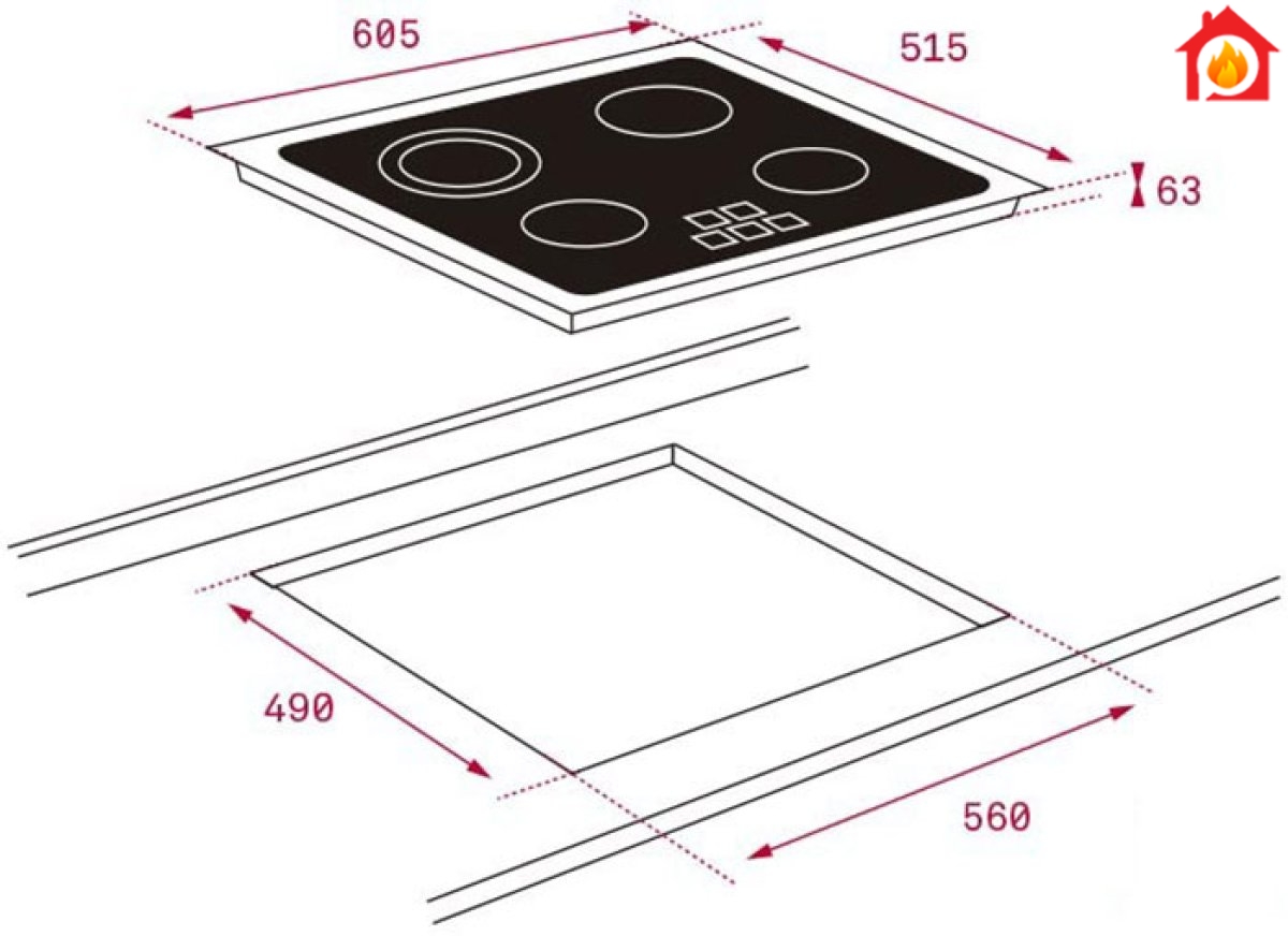 Bếp điện từ Teka TB 6310 cao cấp