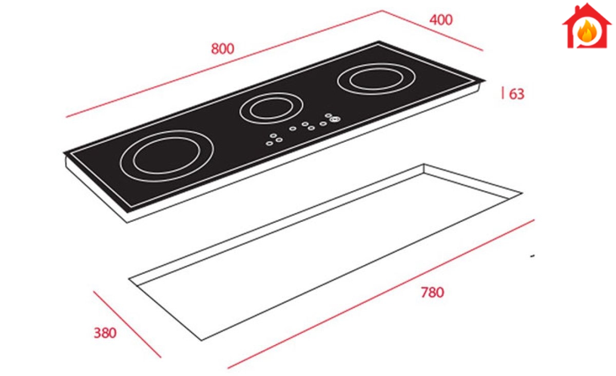 Bếp điện từ Teka TR 831 HZ cao cấp