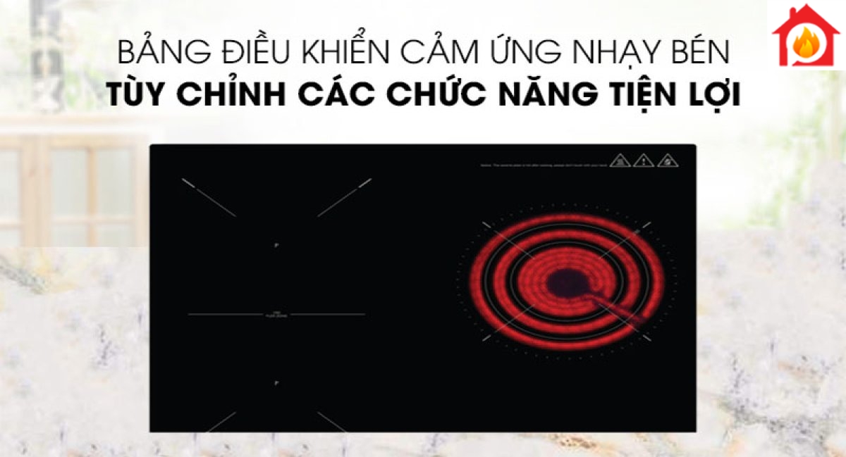 Bảng điều khiển cảm ứng của Bếp điện kết hợp từ Teka HIF-6021S