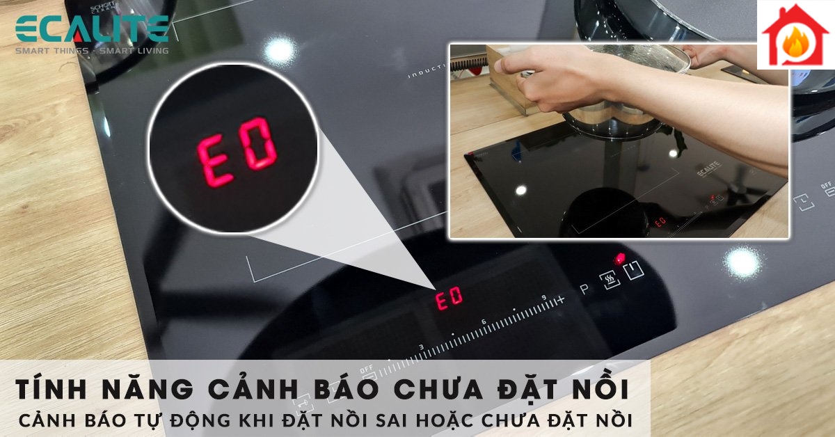 EL-MS2999IR có tính năng tự động cảnh báo khi đặt nồi không phù hợp