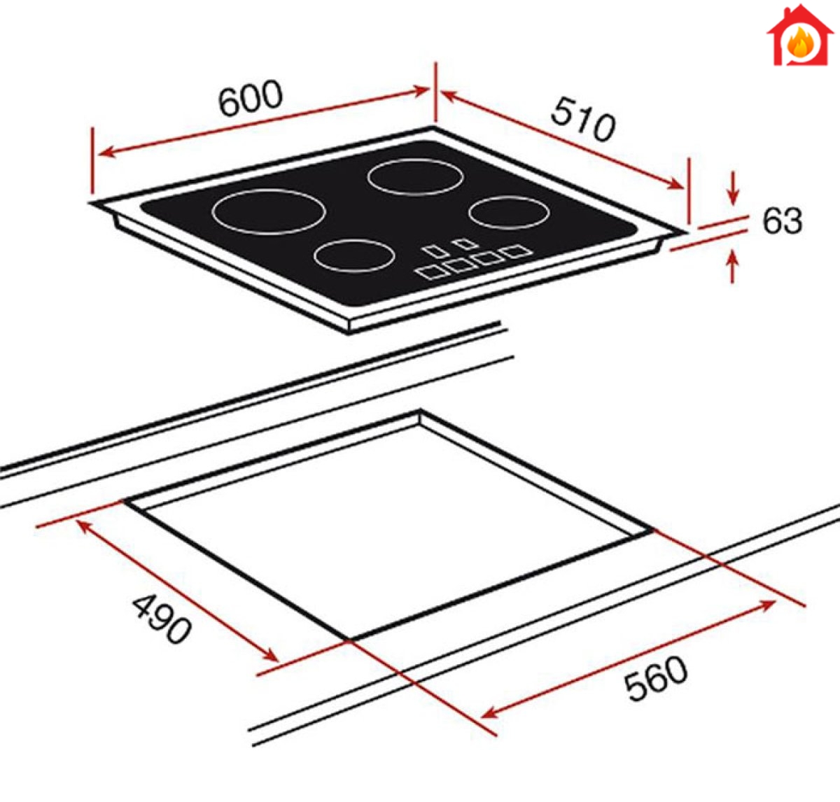 Bếp điện từ Teka TR 6420 cao cấp