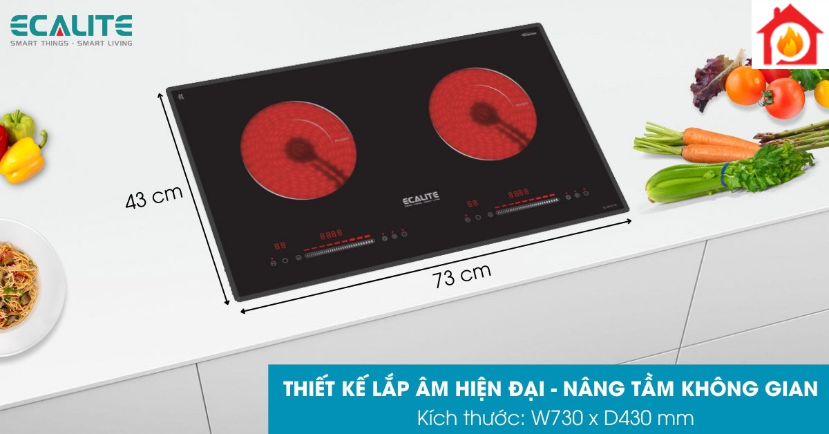 Kích thước bếp điện EL-MK271R
