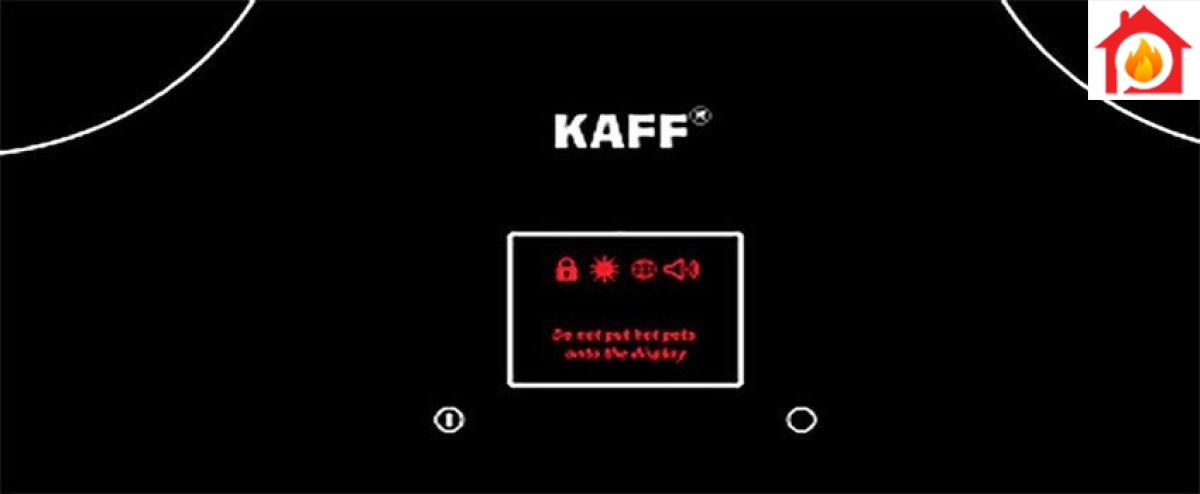 Bảng điều khiển của Bếp đôi điện từ Kaff KF-LCD2IG