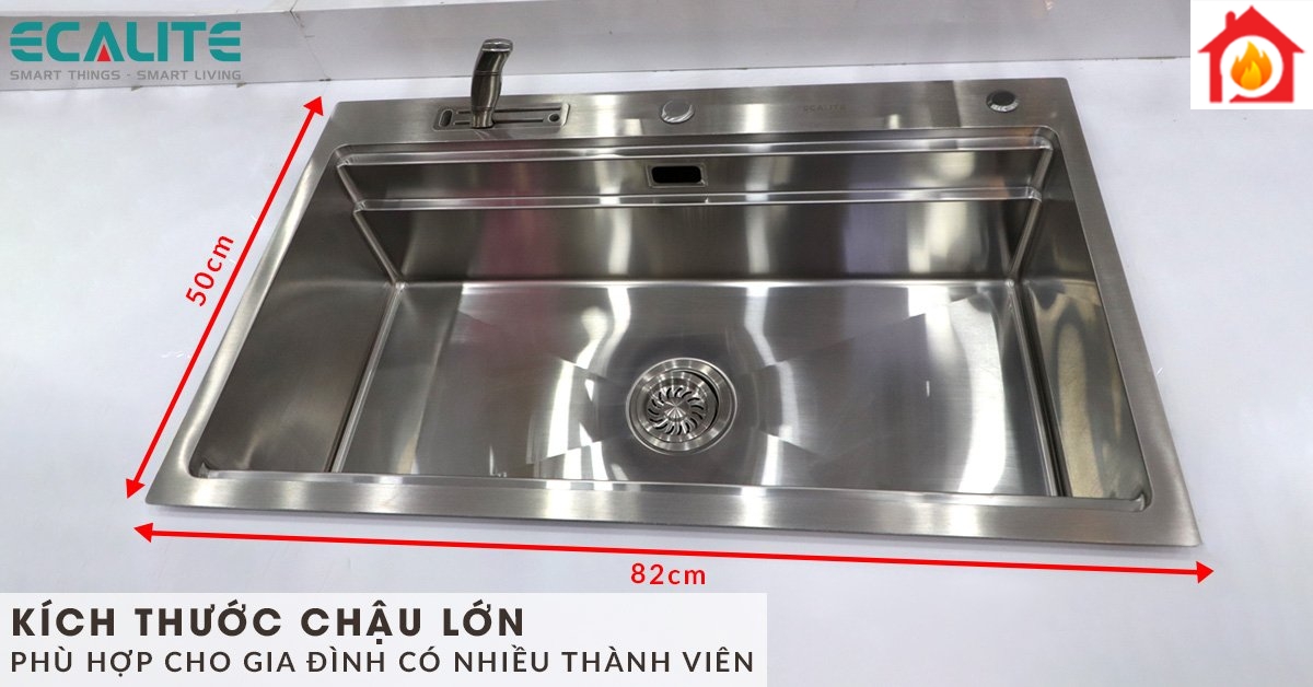 Kích thước của chậu rửa ESD-8250HS