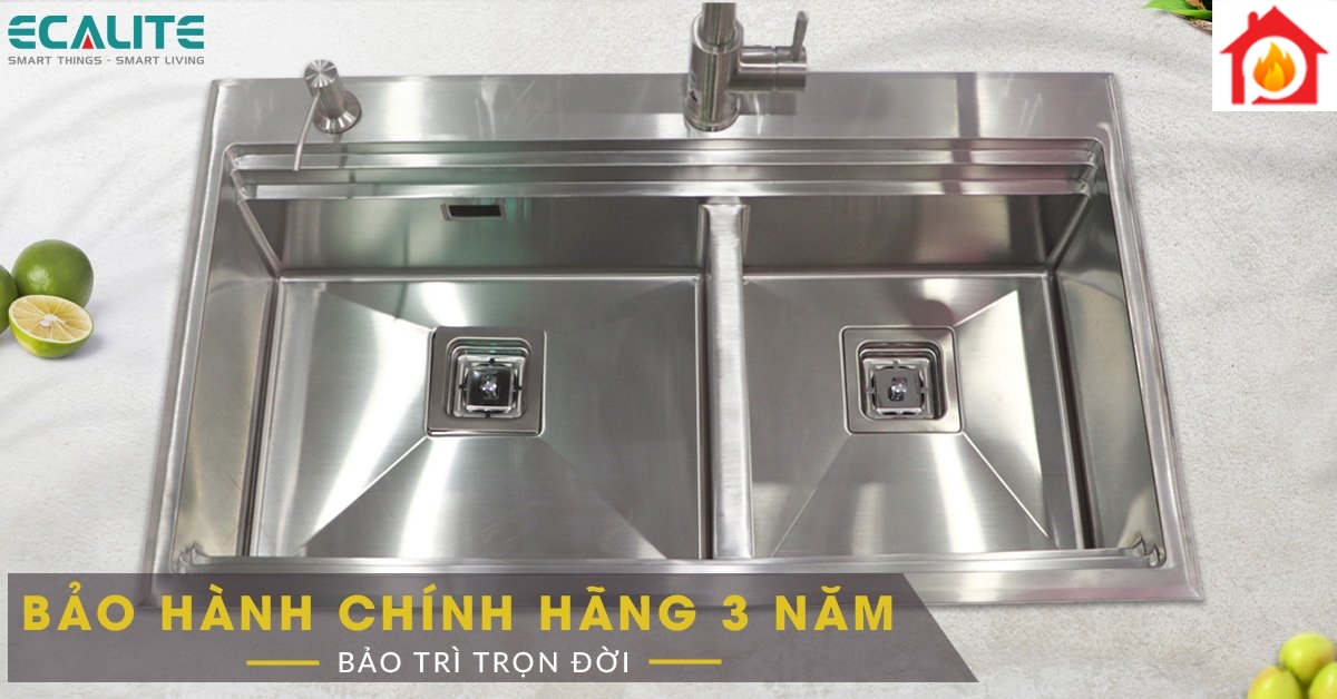 Chính sách bảo hành của chậu rửa chén Ecalite ES-N28550HS