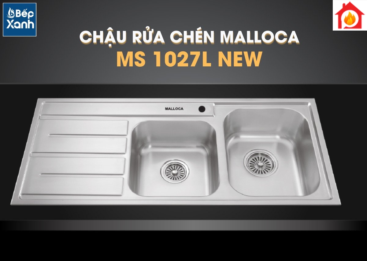 Chậu rửa chén Malloca MS 1027L NEW