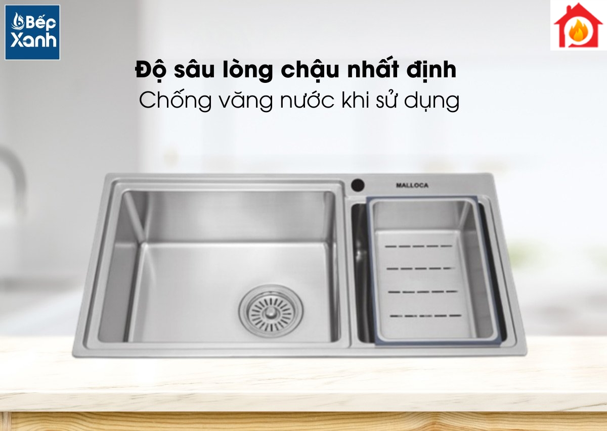 Độ sâu lòng chậu