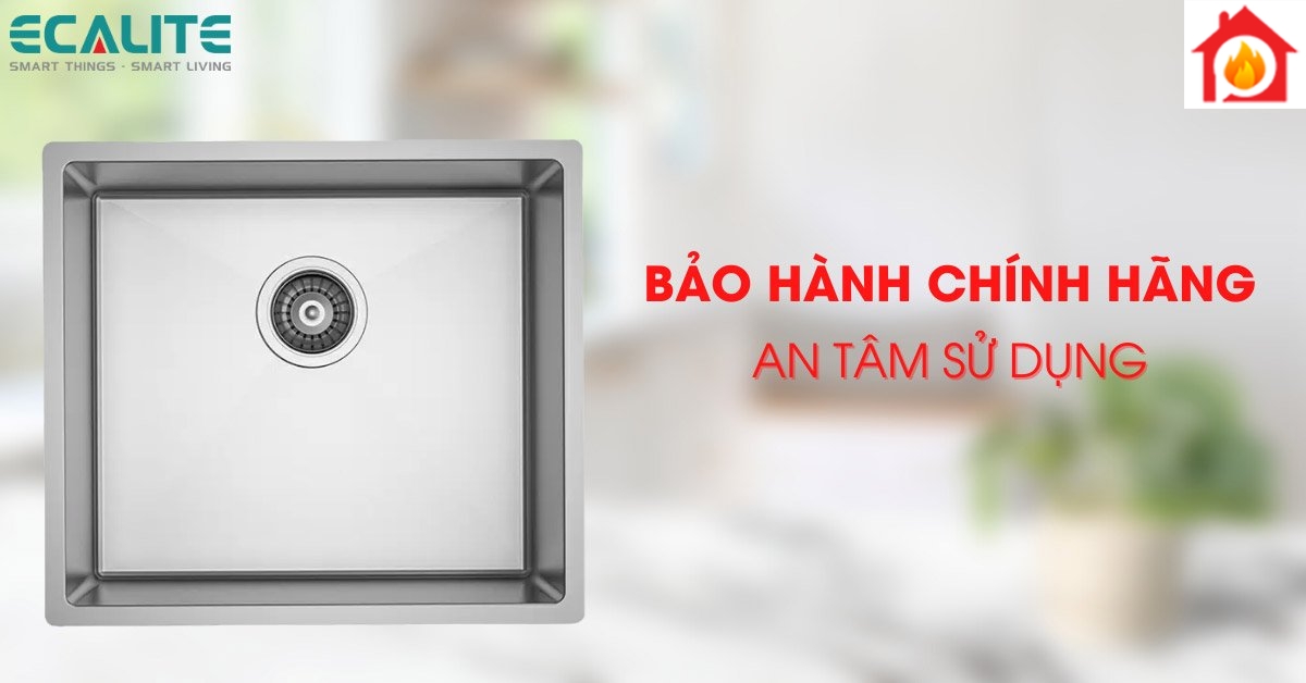 Chậu rửa chén Ecalite ESL-5843DL bảo hành