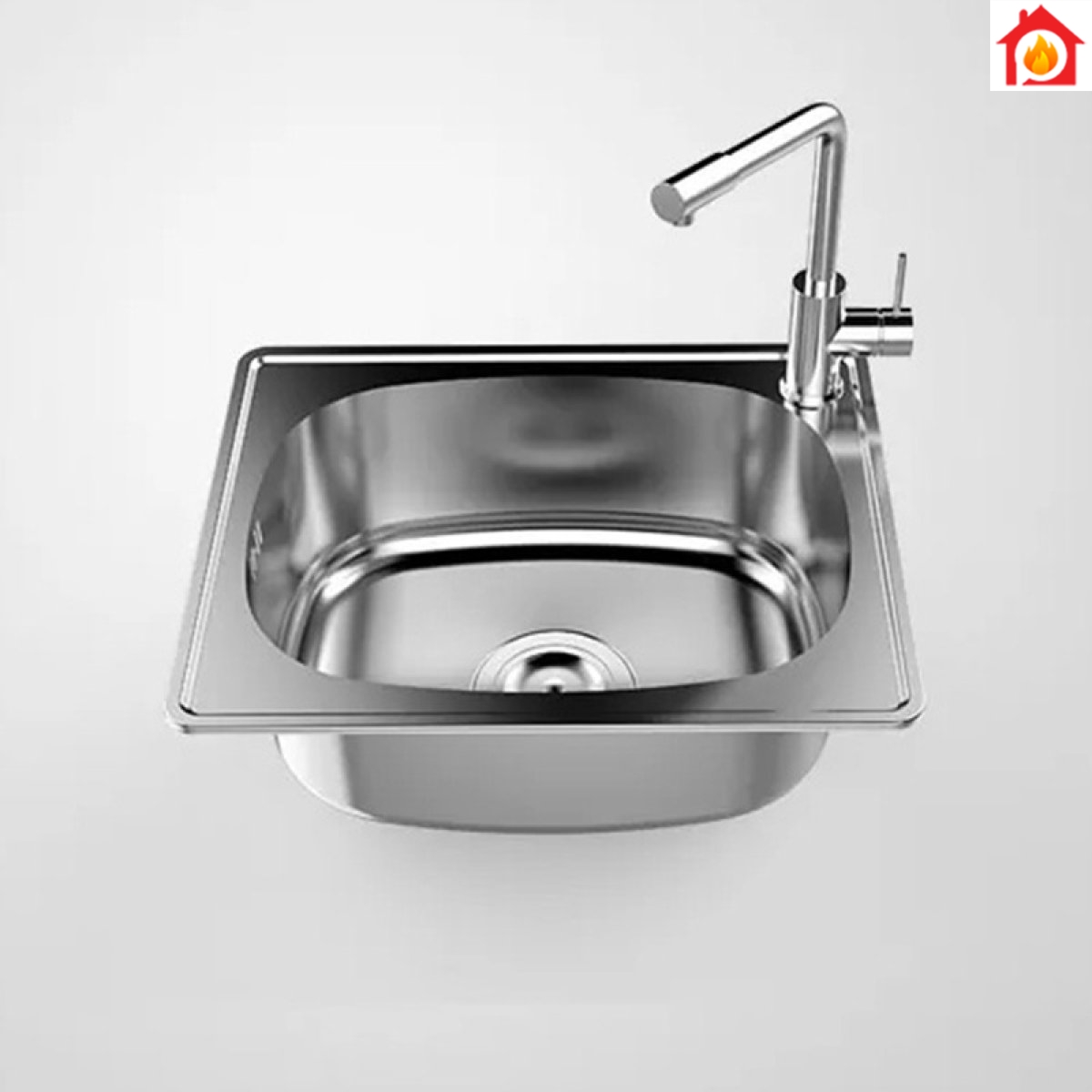 Chậu rửa chén Roland RL-5040 được sản xuất với công nghệ hiện đại của Ý