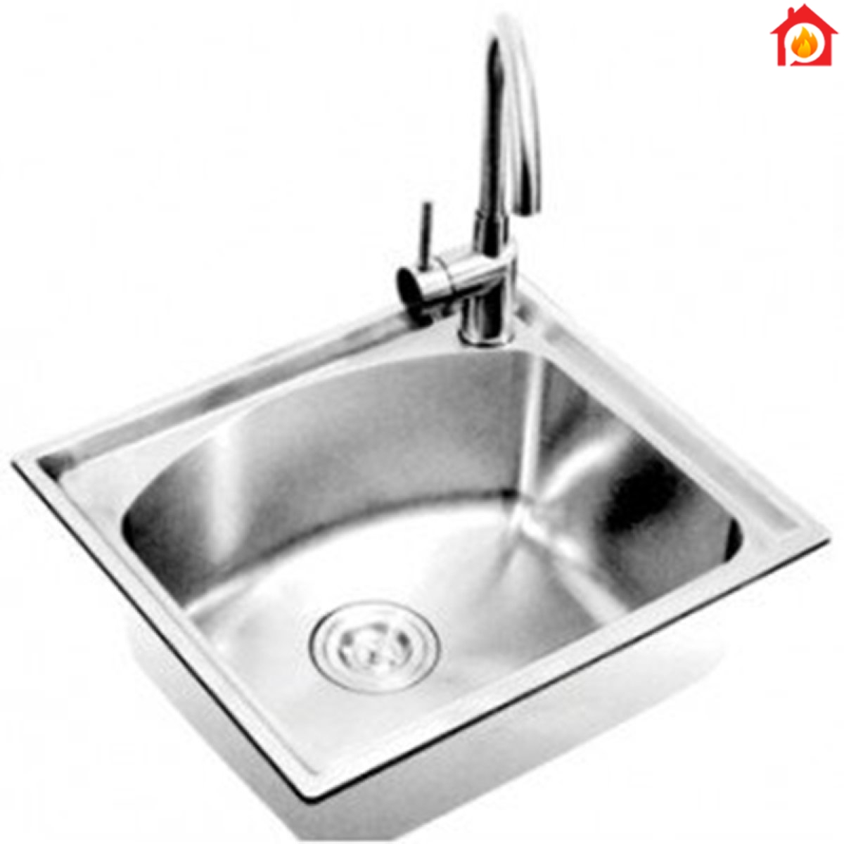 Chậu rửa chén Roland RL-5044 có thiết kế dạng đơn 1 hộc nhỏ gọn
