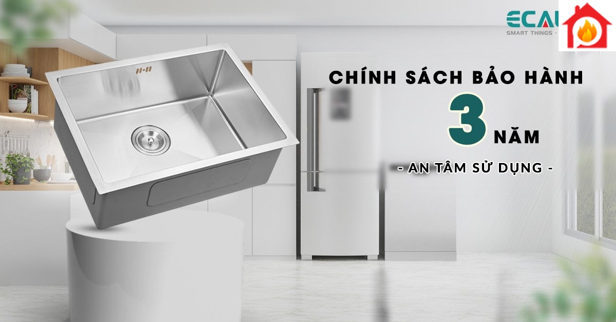 Chính sách bảo hành của chậu rửa chén Ecalite ESD-5843HS