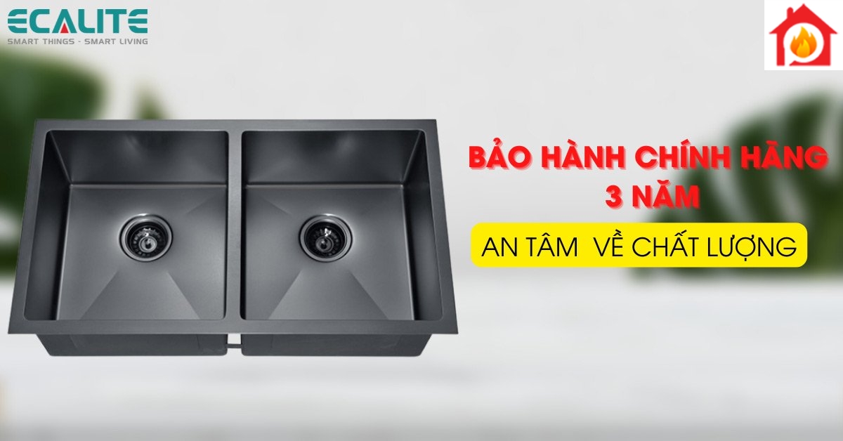 Chính sách bảo hành của chậu rửa chén Ecalite ESD-8046HB