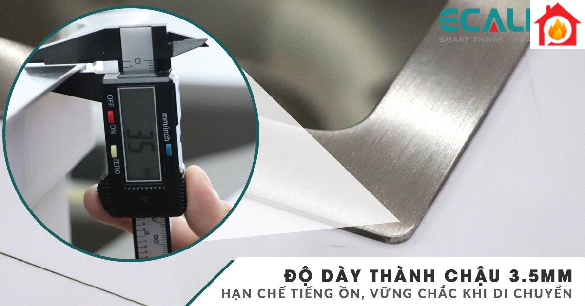 Thành chậu ESD-8245HA dày 3.5mm