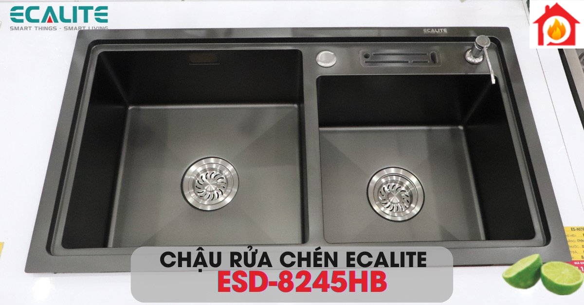 Chậu rửa chén Ecalite ESD-8245HB