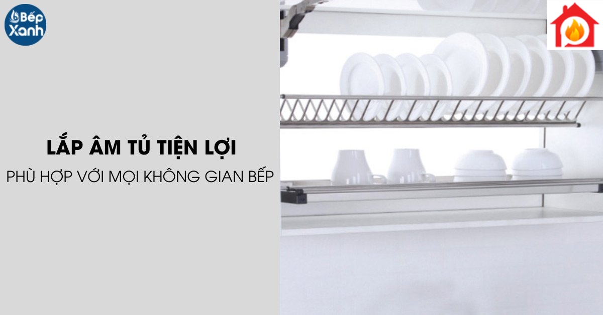 Giá bát cố định Eurogold EP1100 lắp âm tiết kiệm không gian
