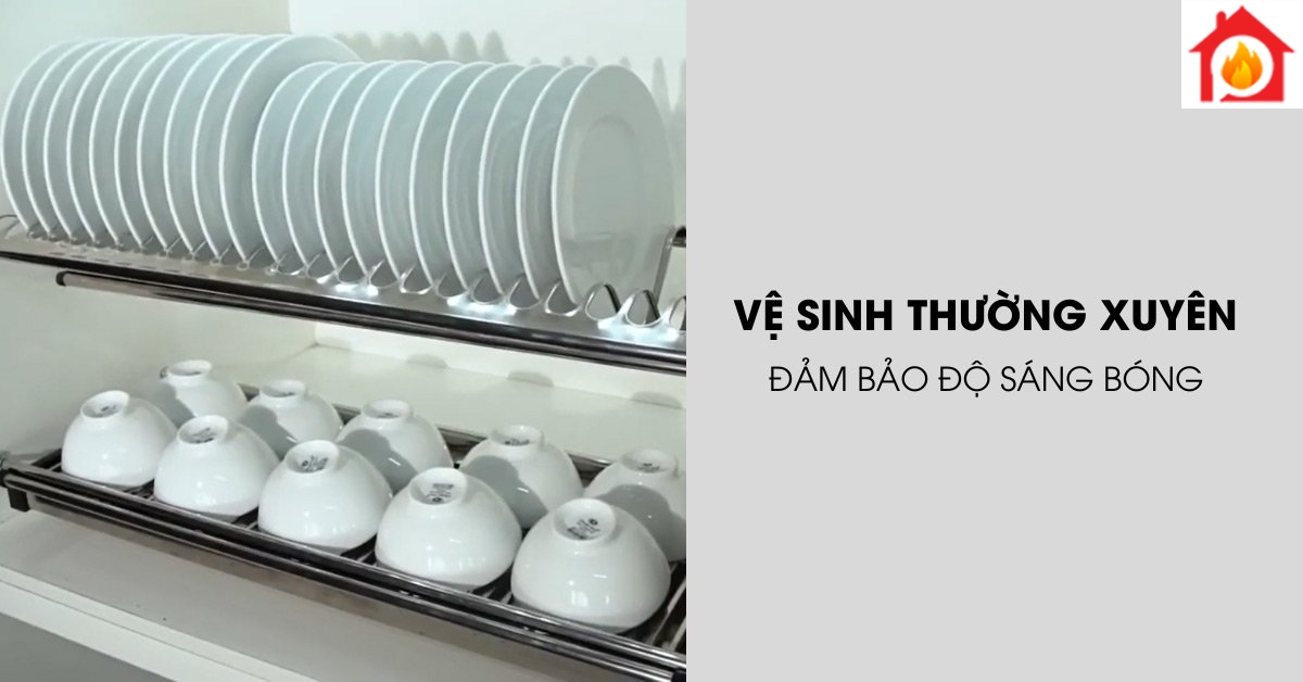 Giá bát cố định Eurogold EP1100 vệ sinh đúng cách