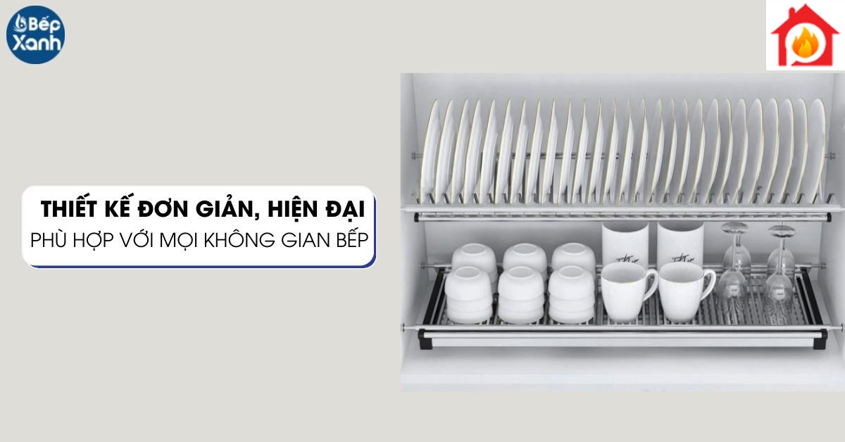 Giá bát cố định Eurogold EP160 thiết kế đơn giản phù hợp với mọi căn bếp