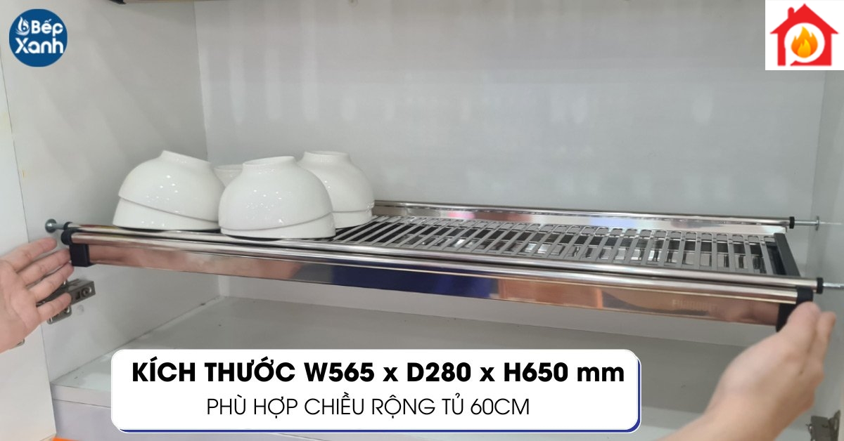 Giá bát cố định Eurogold EP160 kích thước