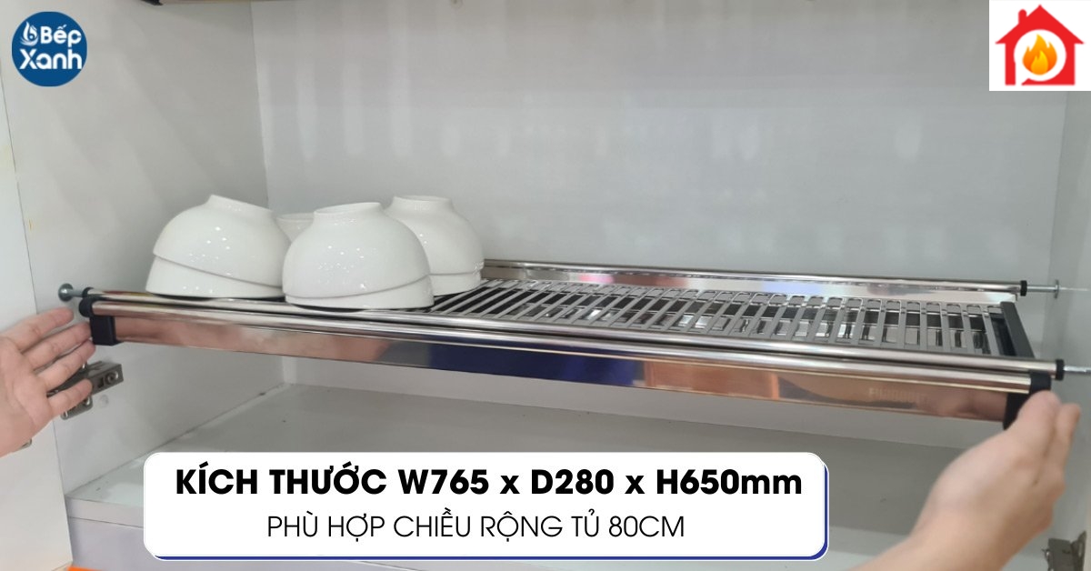 Giá bát cố định Eurogold EP180 kích thước