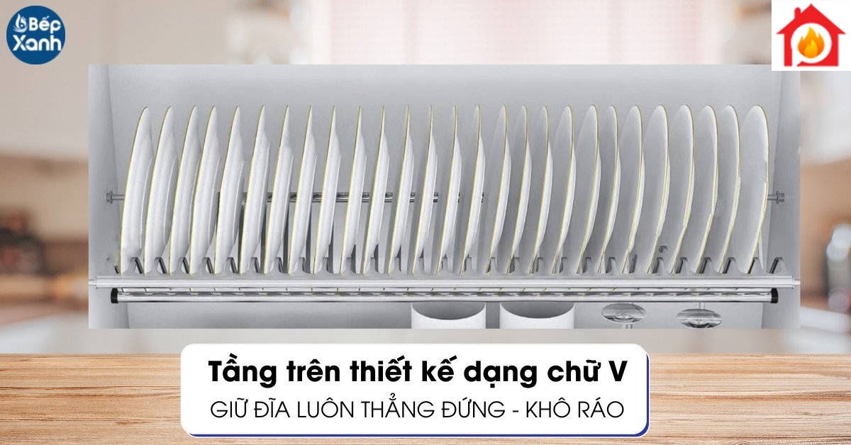 Giá bát cố định Eurogold EP180 tầng trên