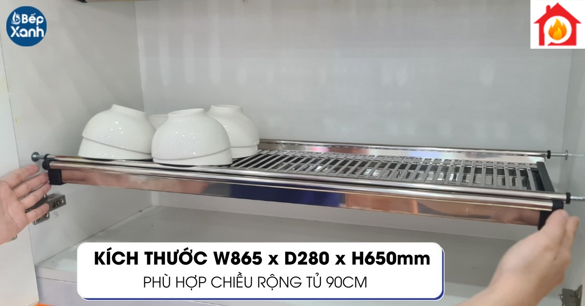 Giá bát cố định Eurogold EP190 kích thước