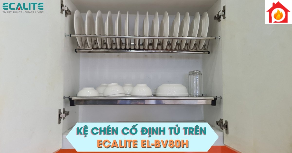 Giá bát cố định tủ trên Ecalite EL-BV80H