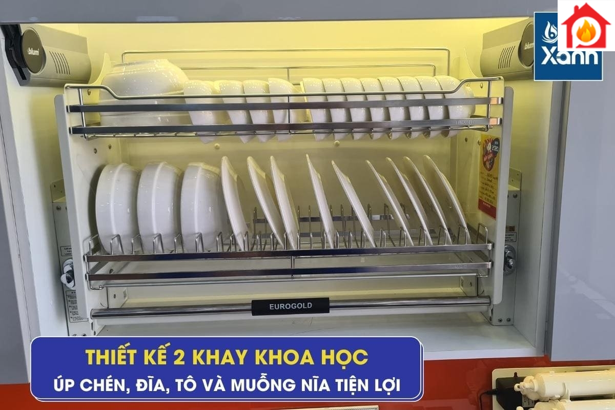 Giá bát Eurogold EVI160 có 2 tầng