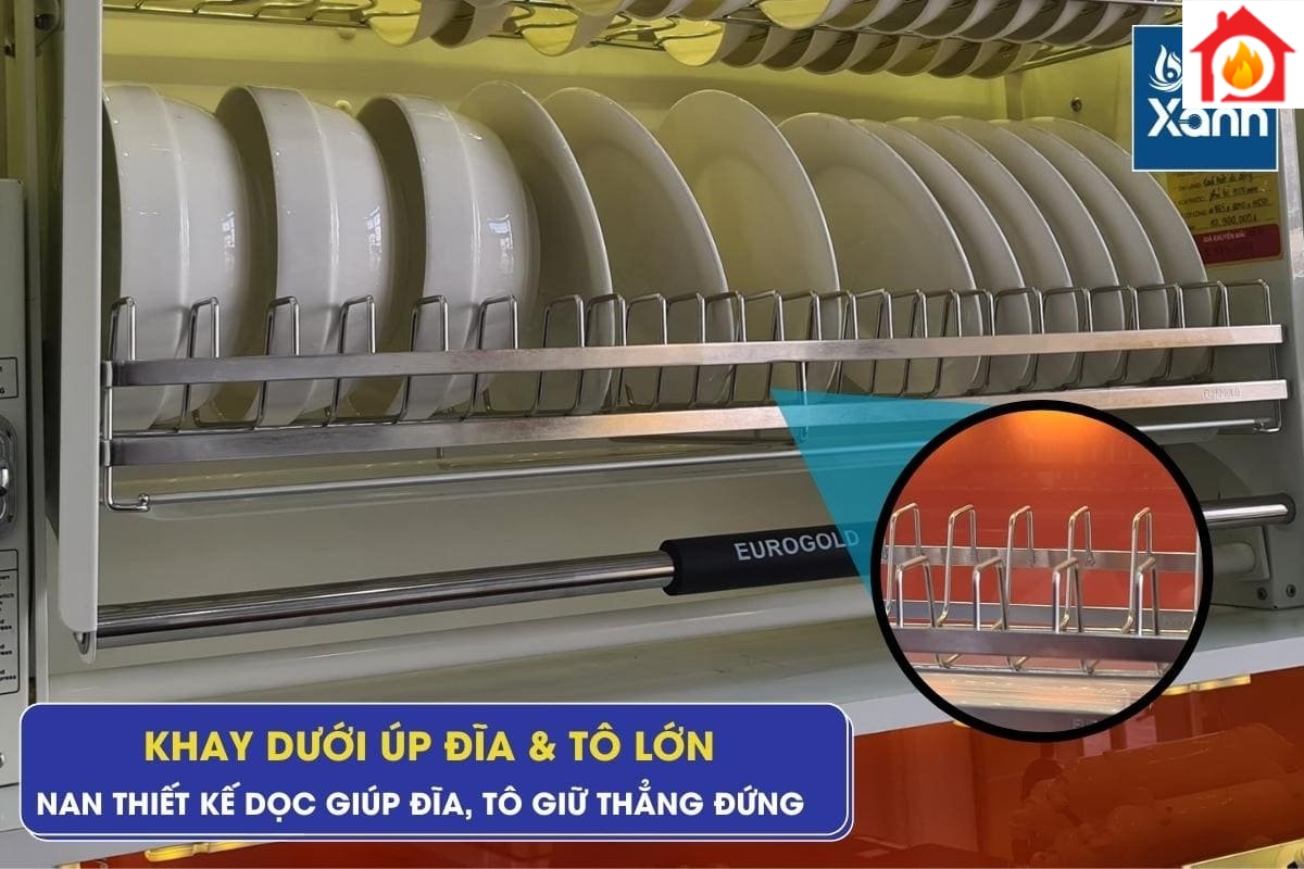 Khay dưới kệ chén Eurogold