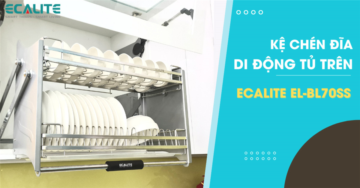 Kệ chén di động Ecalite EL-BL70SS Kệ chén di động Ecalite EL-BL70SS