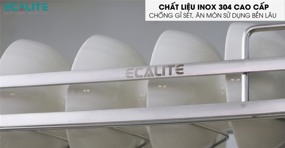 Độ bền cao với chất liệu inox Độ bền cao với chất liệu inox