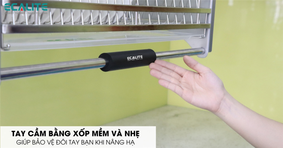 Tay cầm bằng xốp mềm và nhẹ Tay cầm bằng xốp mềm và nhẹ