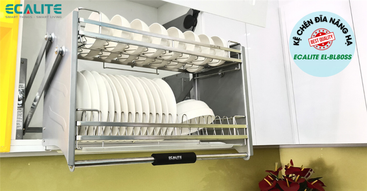 Kệ chén di động Ecalite EL-BL80SS Kệ chén di động Ecalite EL-BL80SS