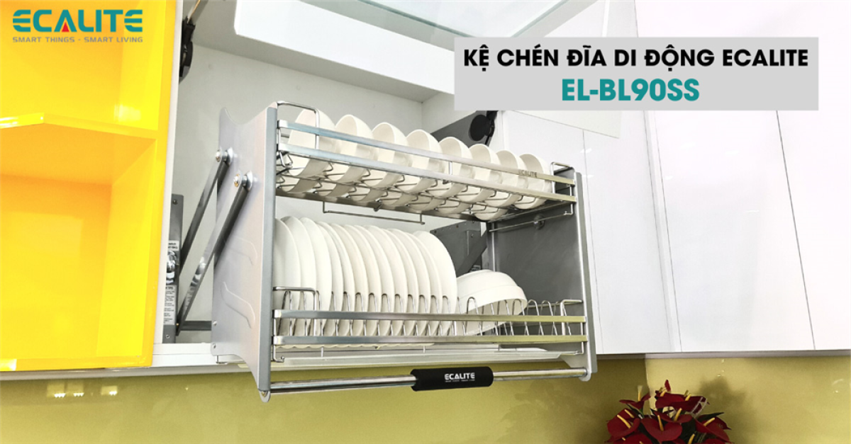 Kệ chén di động Ecalite EL-BL90SS Kệ chén di động Ecalite EL-BL90SS