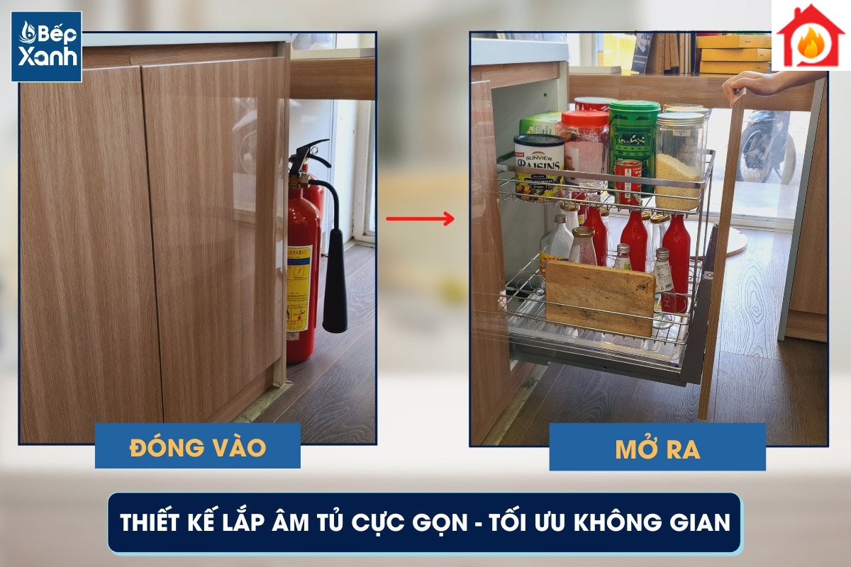 Giá gia vị Eurogold lắp âm