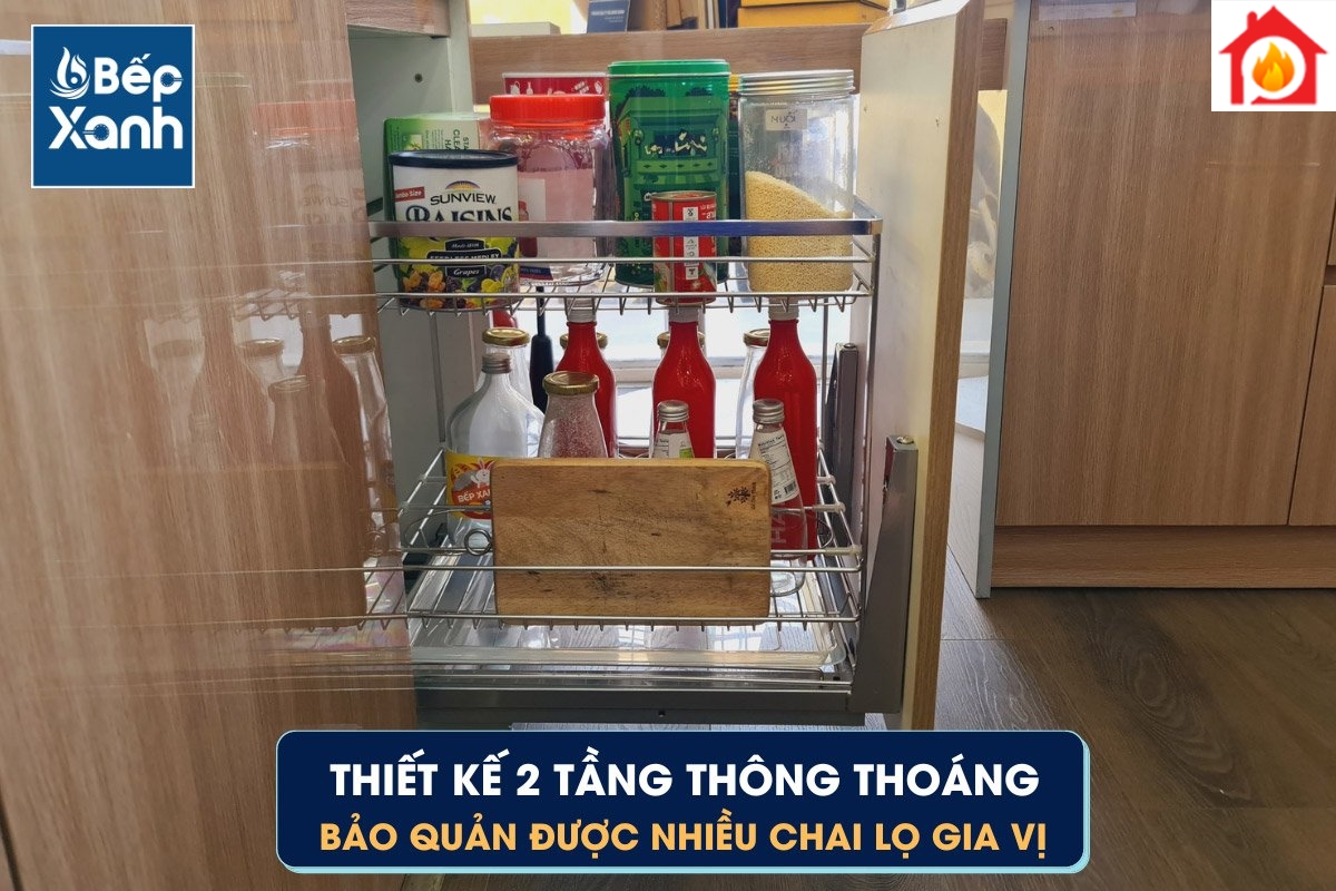 Giá gia vị 2 tầng Eurogold EP20B