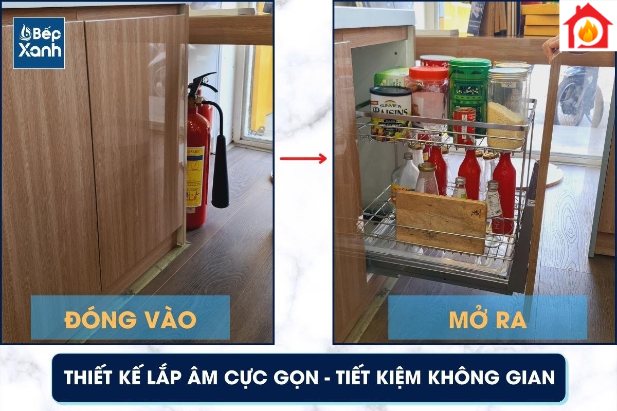 Giá gia vị Eurogold lắp âm 