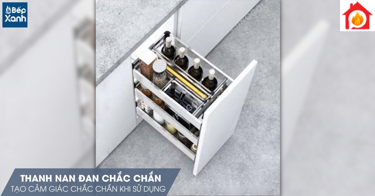 Các thanh nan đan chắc chắn