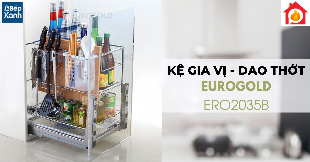 Kệ gia vị dạng nan vuồng Eurogold ERO2035B Kệ gia vị dạng nan vuồng Eurogold ERO2035B