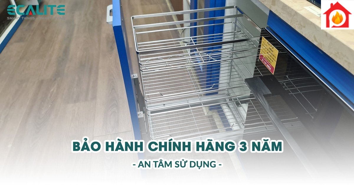 Kệ đựng gia vị Ecalite EL-NP30B bảo hành 3 năm