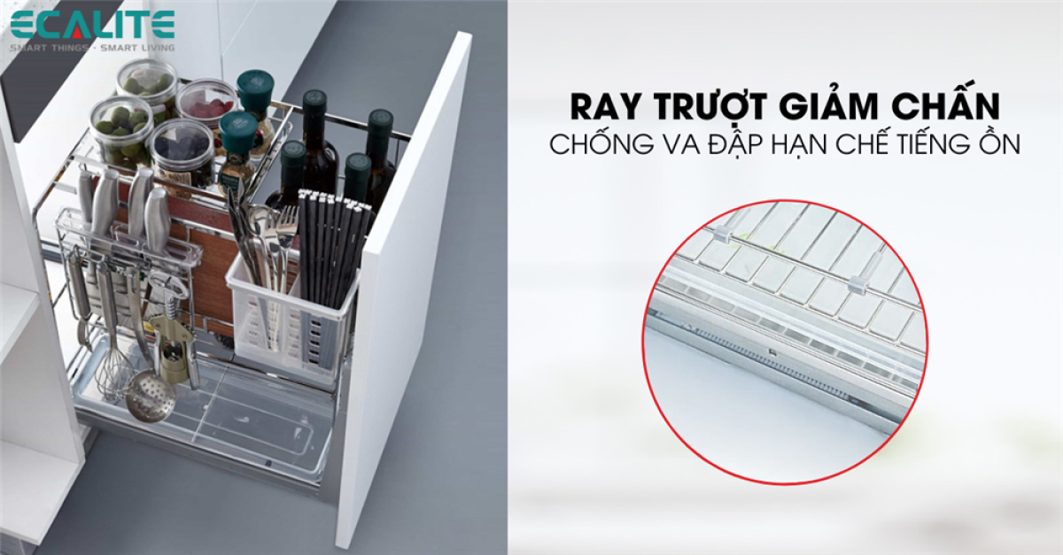 Ray trượt giảm chấn va đập mạnh Ray trượt giảm chấn va đập mạnh