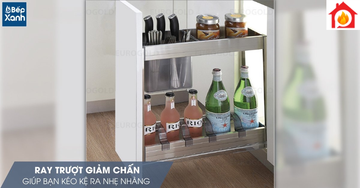 Ray trượt giảm chấn va đập mạnh