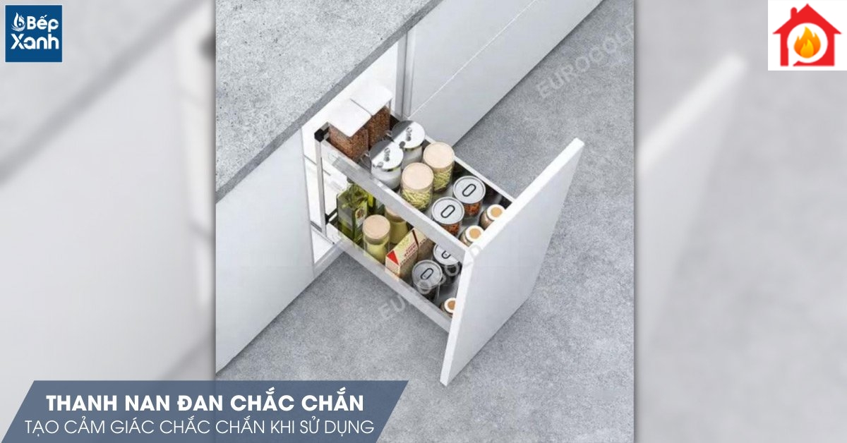 Các thanh nan đan chắc chắn