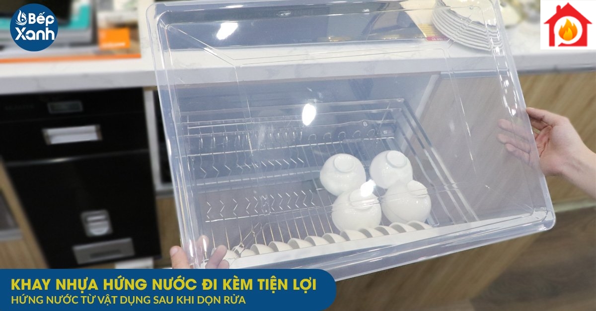 EP70 được trang bị khay nhựa hứng nước tiện lợi
