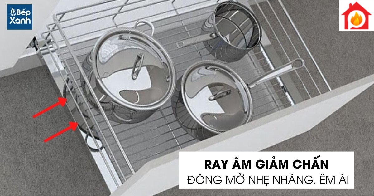 Ray trượt giảm chấn chịu tải trọng cực cao