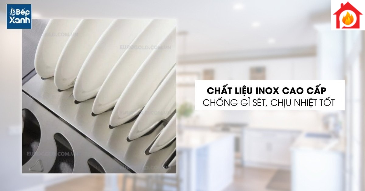 Chất liệu inox luôn bền đẹp theo thời gian