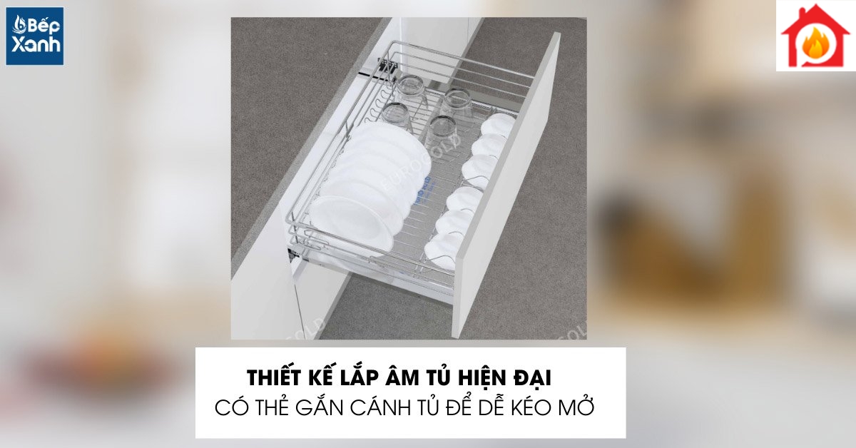 Lắp âm tủ dưới tiết kiệm diện tích hơn