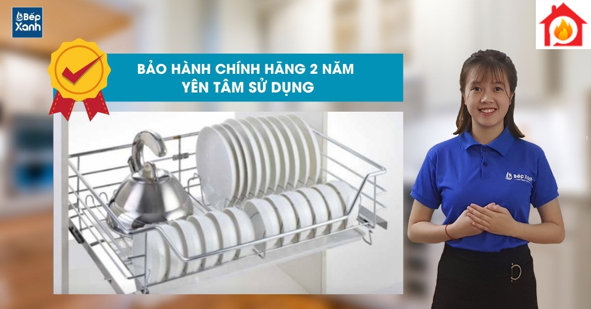 Kệ chén đĩa Eurogold bảo hành 2 năm