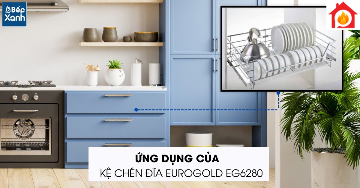 Ứng dụng của kệ bát đĩa tủ dưới EG6280